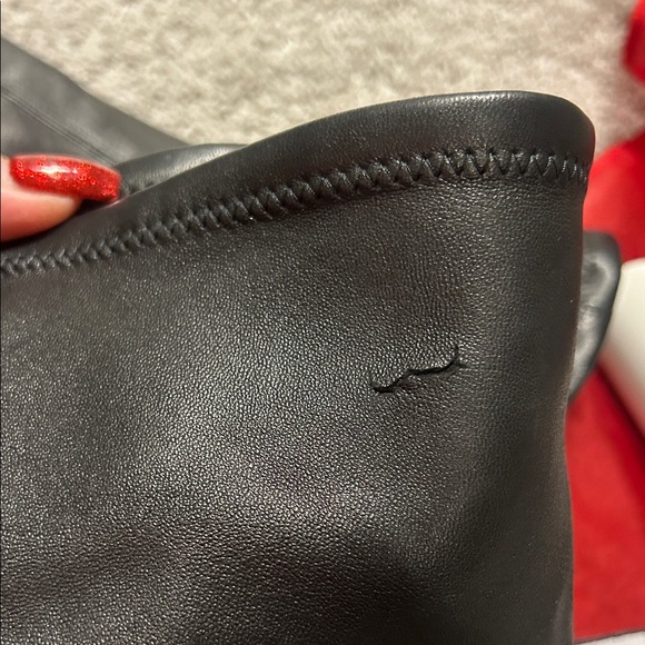 Rene Caovilla Black Heeled Boots with Silver Accents - Picture 6 of 6